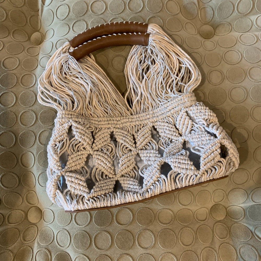 Aldo off white/silver purse